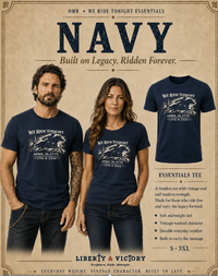 Patriotic T-Shirt | We Ride Tonight Paul Revere Design | Veteran-Owned | Liberty & Victory Co.