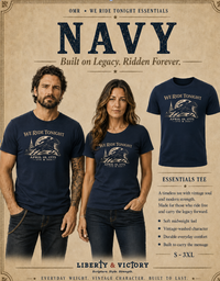 We Ride Tonight Tee — Paul Revere Midnight Ride April 18, 1775 Vintage Patriot T-Shirt