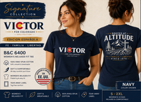 Christian T-Shirt | Victor for Colorado Rooted at Altitude Edición Española | Fe • Familia • Libertad | Liberty-In-One | Signature Line | Liberty & Victory Co.