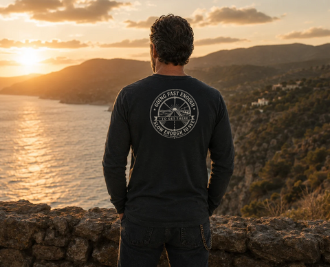 Coastal Faith Long Sleeve T-Shirt | Coastal Redemption 7 Mile Bridge Faded Heavy Long Sleeve | Veteran-Owned | Liberty & Victory Co.