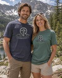 Christian | True North — T-Shirt Altitude Apparel × Est. 33 AD | Mountain Faith Compass Design | Veteran-Owned Small Business | Liberty & Victory Co.