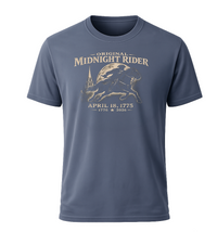Patriotic Christian T-Shirt | Midnight Rider April 18 1775 America 250th Tee | Liberty-In-One | Liberty & Victory