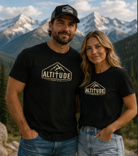 Mountain Faith | Altitude — Heritage Altitude T-Shirt Faith Tee | Veteran-Owned Small Business | Liberty & Victory Co.