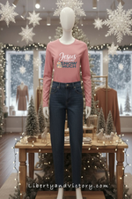 Jesus Loves Me SNOW Much – Women's Long Sleeve Tee (Magical Edition)