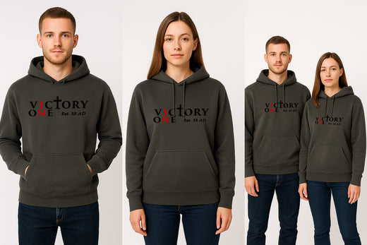 Victory-In-One™ EST. 33  AD Premium Pigment-Dyed Hoodie