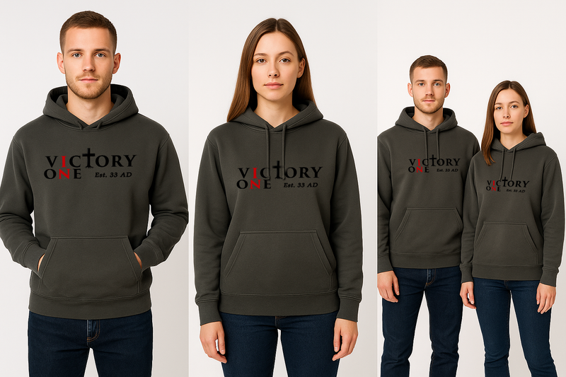 Victory-In-One™ EST. 33  AD Premium Pigment-Dyed Hoodie