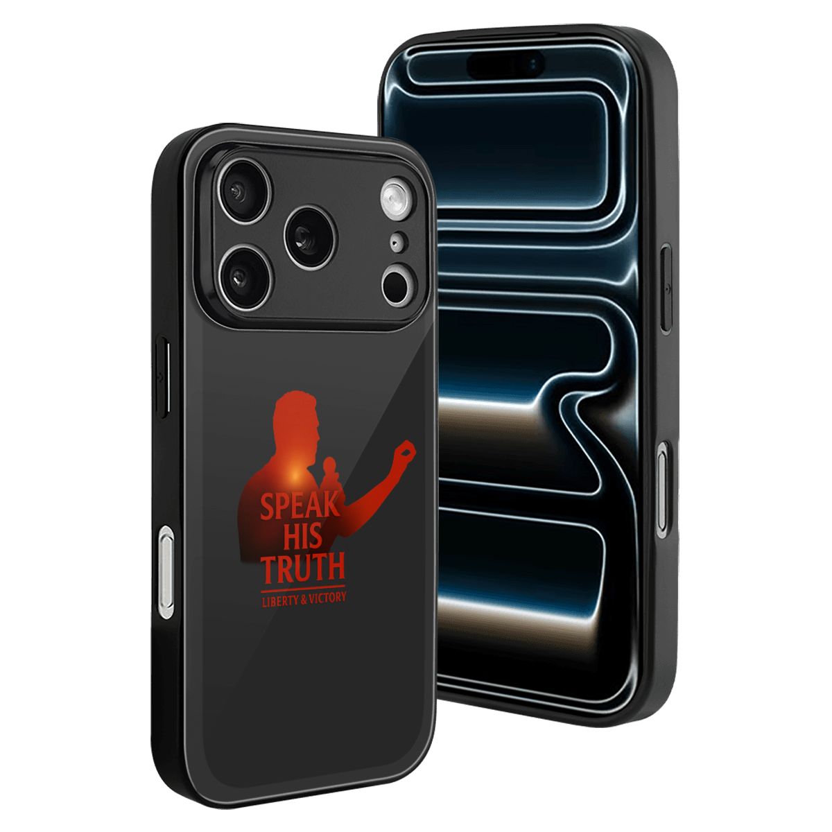 Speak His Truth | Glass iPhone Case