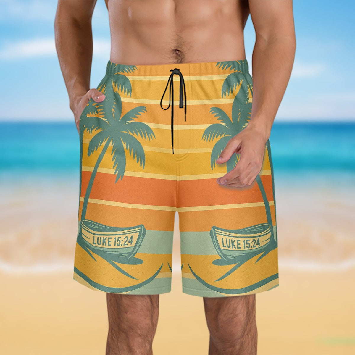 Salt & Salvation – Luke 15:24 Coastal Board Shorts