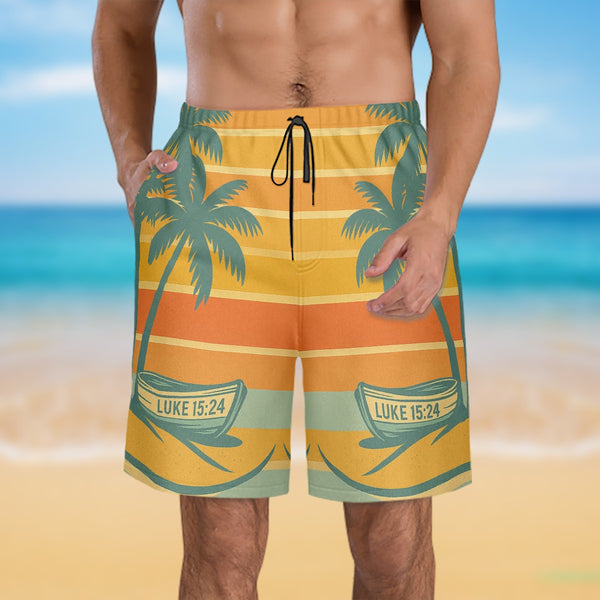 Salt & Salvation – Luke 15:24 Coastal Board Shorts