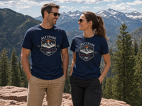 Christian | Altitude Apparel — T-Shirt | Mountain Faith × Higher Living | Est. 33 AD | Veteran-Owned Small Business | Liberty & Victory Co.