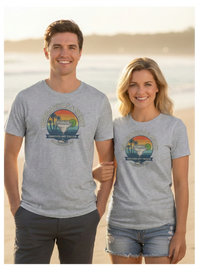 Christian Beach T-Shirt | Margaritas & Mercy Forgiven Not Frozen Coastal Faith Tee | Liberty & Victory