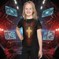 Christian T-Shirt Ironman's Iron Design - back view - Liberty & Victory