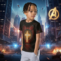 Christian T-Shirt Ironman's Iron Design - front view - Liberty & Victory