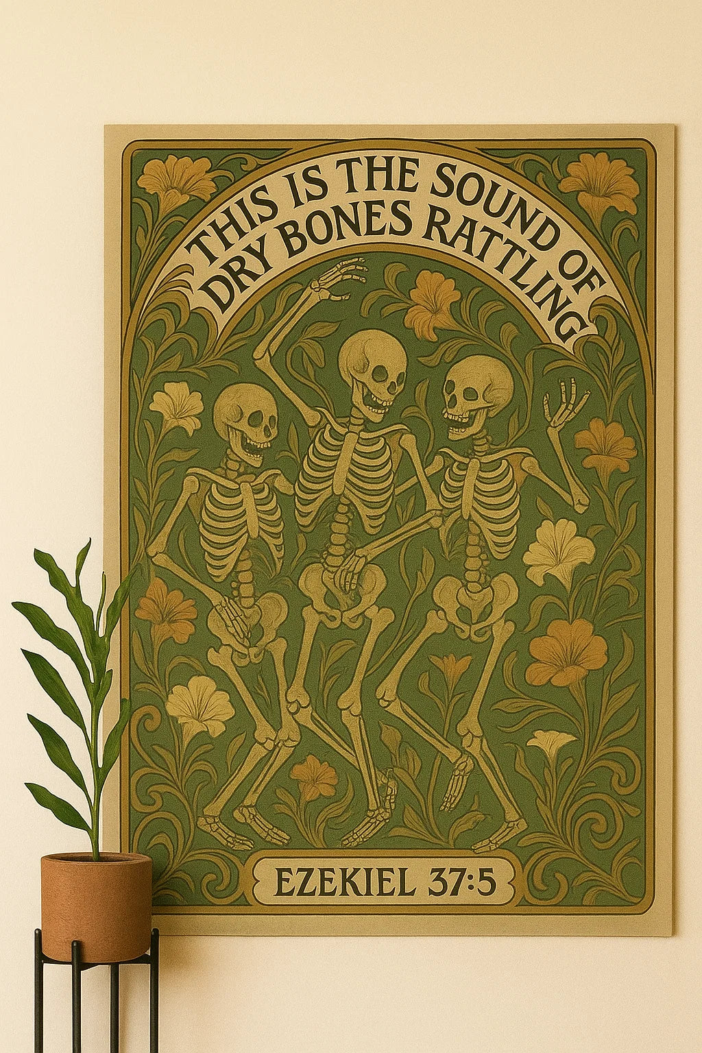 Dry Bones Rattling Poster
