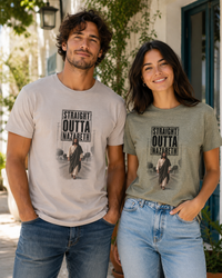 Christian | Straight Outta Nazareth — T-Shirt Jesus Street Graphic Unisex Tee | Veteran-Owned Small Business | Liberty & Victory Co.