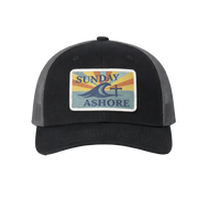 Christian Coastal Trucker Hat | Sunday Ashore | Richardson 115 Embroidered | Liberty & Victory