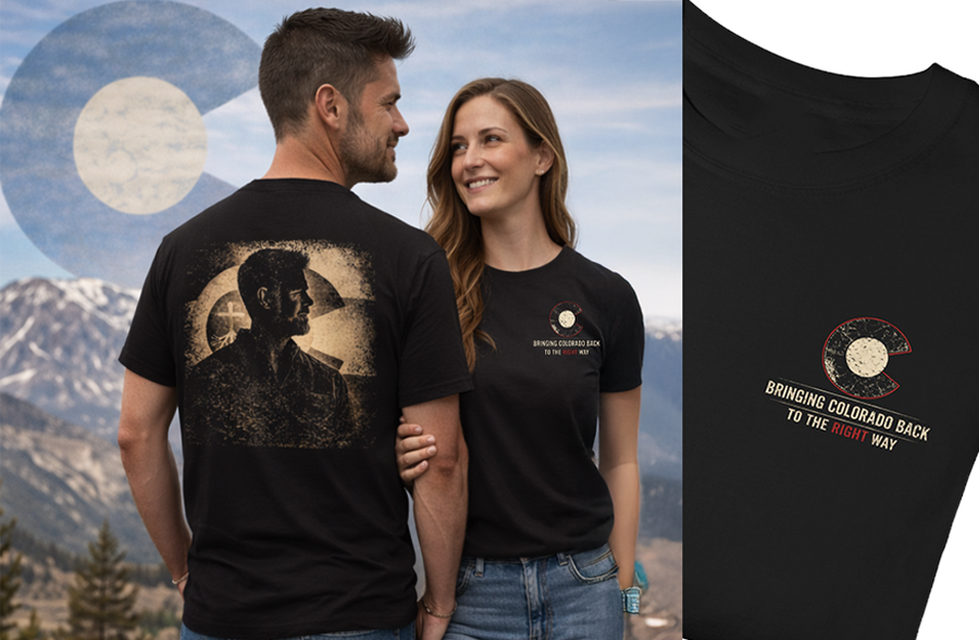 Mountain Faith | Colorado Roots – Bringing Colorado Back the RIGHT Way T-Shirt | Liberty & Victory Co.
