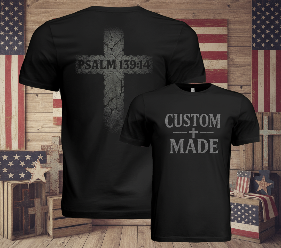 Custom Made | Psalm 139:14 Faith-Forged Tee