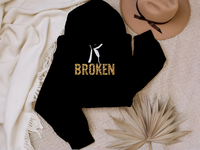 Christian Hoodie | Broken/Unbroken Ultra Elite Female Performance Design | Faith-Based Headwear | Liberty & Victory