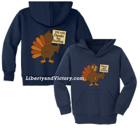 Christian Faith | Glory Not Gravy Toddler Thanksgiving Hoodie | Liberty & Victory Co.