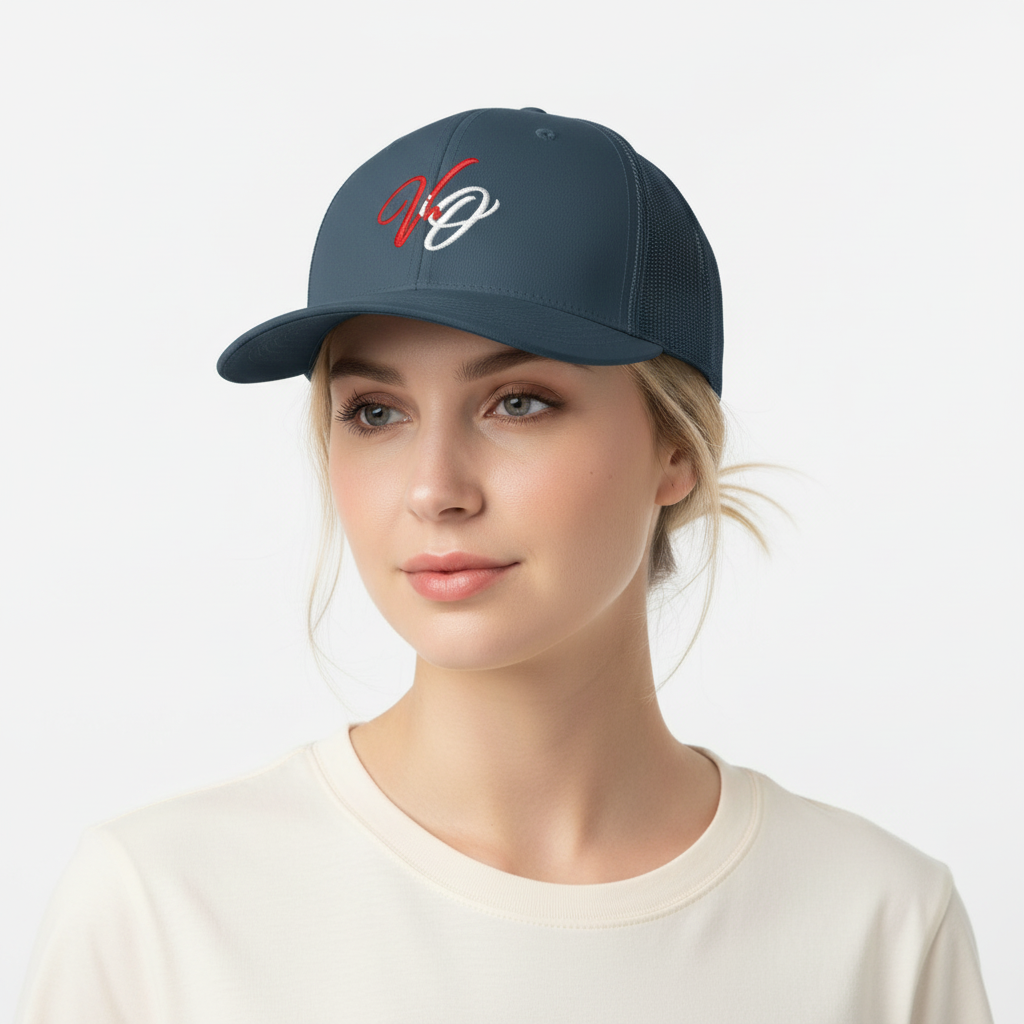 Victory-in-One™ “VO Mark” Closed-Back Trucker Hat
