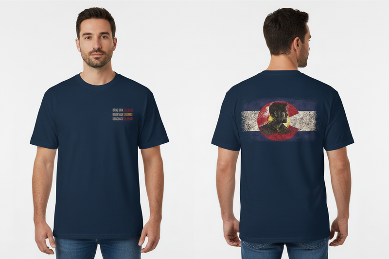 Colorado T-Shirt Front and Back with Both Designs
