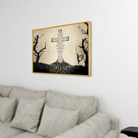 Frameable Canvas Prints Wall Art (Horizontal)