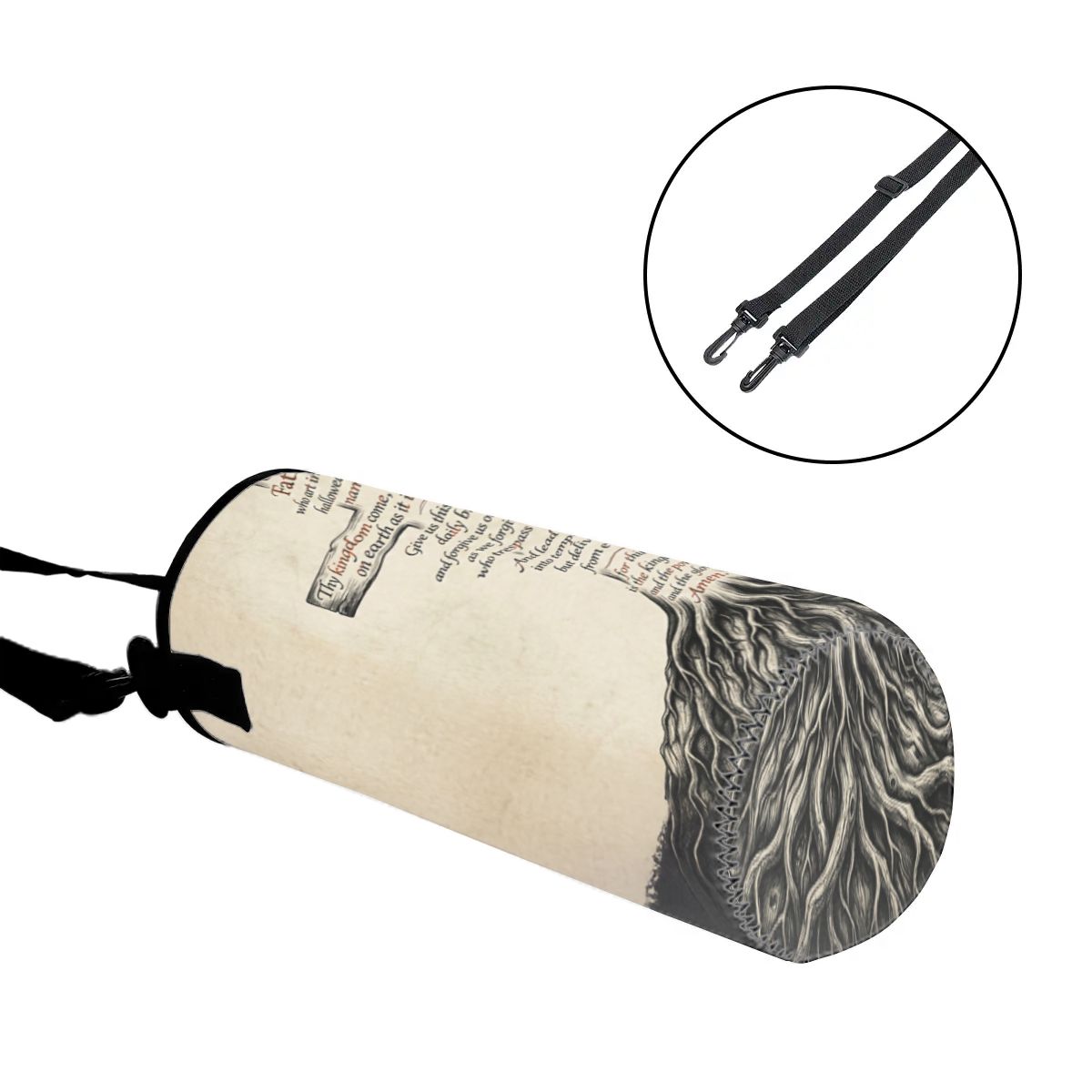 The Lord's Prayer Rooted - Large Water Bottle Sleeve