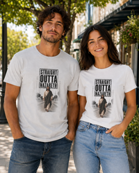 Christian | Straight Outta Nazareth — T-Shirt Jesus Street Graphic Unisex Tee | Veteran-Owned Small Business | Liberty & Victory Co.