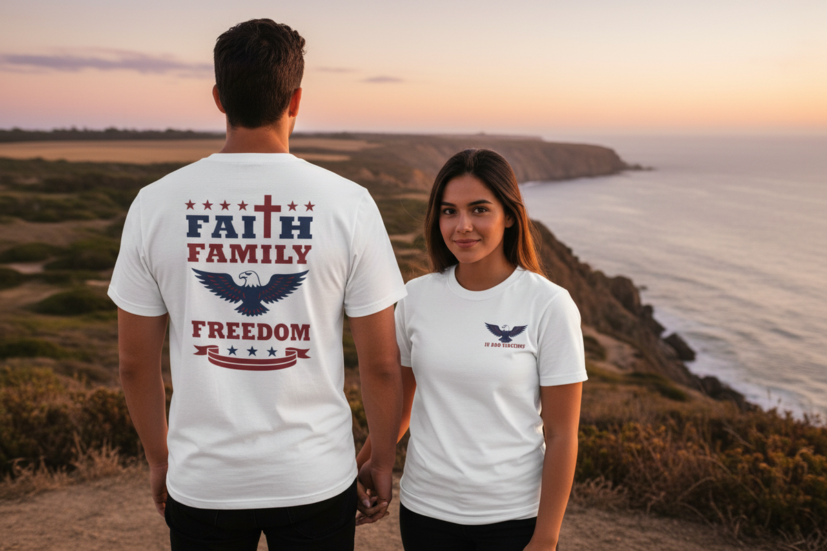 Faith Family Freedom – Lifestyle Front & Back