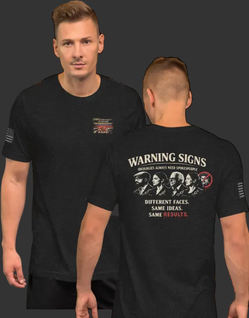 FAFO The Cost of Collectivism Tee | Christian Freedom Shirt