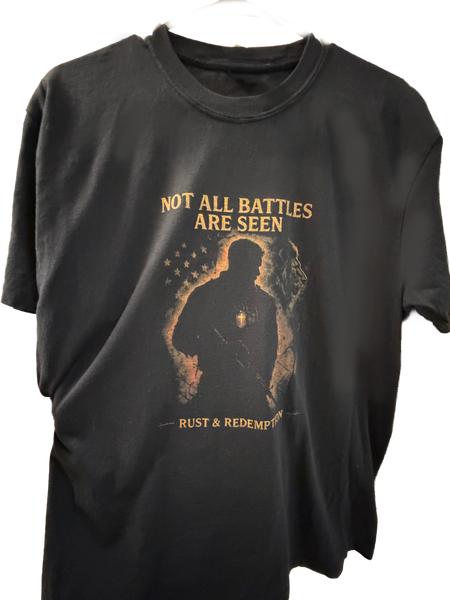 Not All Battles Are Seen | Spiritual Warfare Faith Tee