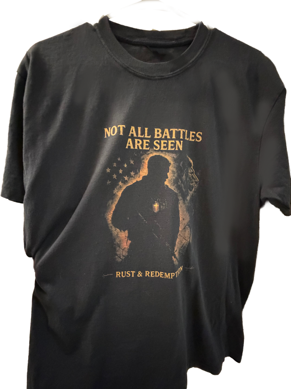 Not All Battles Are Seen | Spiritual Warfare Faith Tee