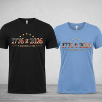Patriotic Christian T-Shirt | America 1776–2026 | 250th Anniversary | Everyday Essentials | Liberty & Victory Co.