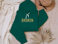 Christian Hoodie | Broken/Unbroken Ultra Elite Female Performance Design | Faith-Based Headwear | Liberty & Victory