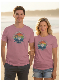 Christian Beach T-Shirt | Margaritas & Mercy Forgiven Not Frozen Coastal Faith Tee | Liberty & Victory