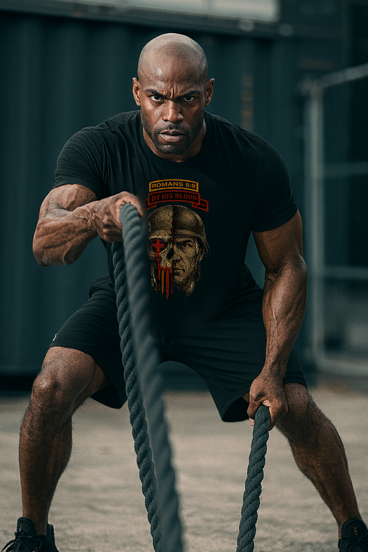 "Through Him" 5:9 Elite Warrior Tee