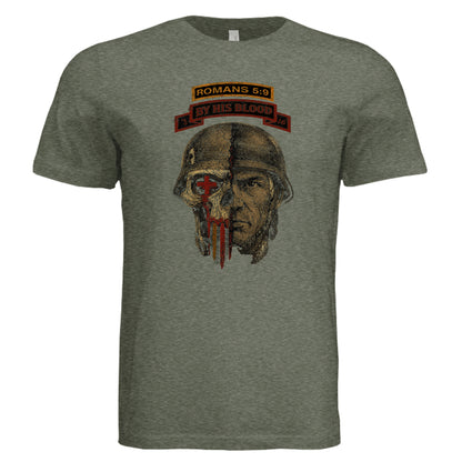 Military Green Triblend - FRONT