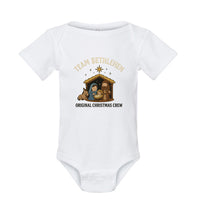 Christian T-Shirt Team Bethlehem Infant Bodysuit Design - back view - Liberty & Victory