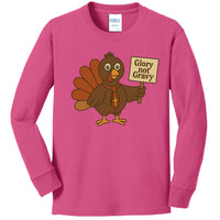 Christian T-Shirt Glory, Not Gravy – Youth Premium Design - detail view - Liberty & Victory