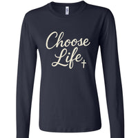 Christian T-Shirt Choose Life – Created With Premium Design - view 10 - Liberty & Victory