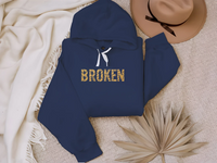 Christian Hoodie | Broken/Unbroken Ultra Elite Female Performance Design | Faith-Based Headwear | Liberty & Victory