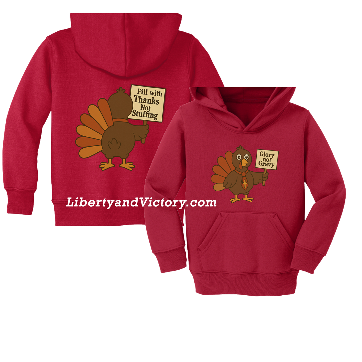 Glory Not Gravy | Toddler Fleece Hoodie