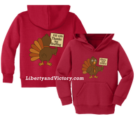 Christian Faith | Glory Not Gravy Toddler Thanksgiving Hoodie | Liberty & Victory Co.