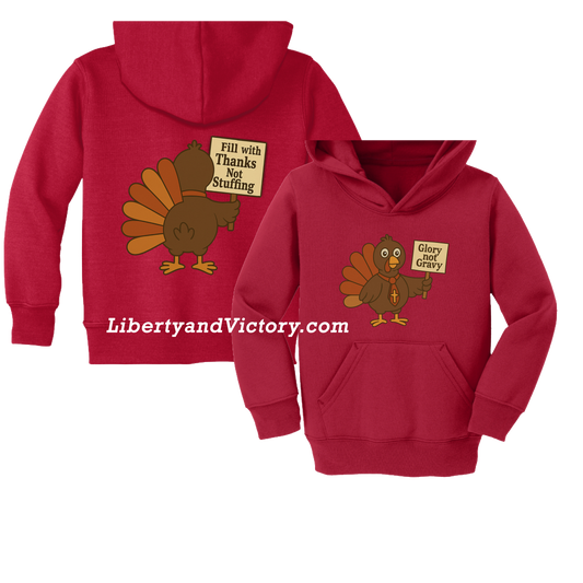 Glory Not Gravy | Toddler Fleece Hoodie