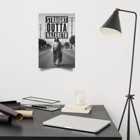 Straight Outta Nazareth Satin Poster