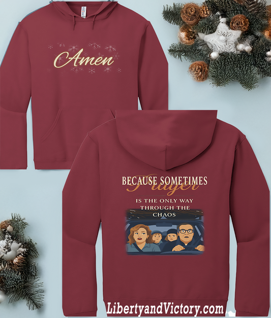 Christmas Vacation-Prayer Hoodie | Faith & Family Holiday Apparel