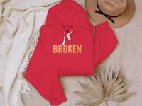 Christian Hoodie | Broken/Unbroken Ultra Elite Female Performance Design | Faith-Based Headwear | Liberty & Victory