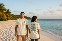 Coastal Faith | When You Lose Your Bearings, Grace Leads You Home — Coastal Christian T-Shirt | Veteran-Owned Small Business | Liberty & Victory Co.