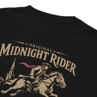 Patriotic Heritage LS T-Shirt | Midnight Rider Original MR Monogram & Heritage Back | Signature Line | Veteran-Owned | Liberty & Victory Co.